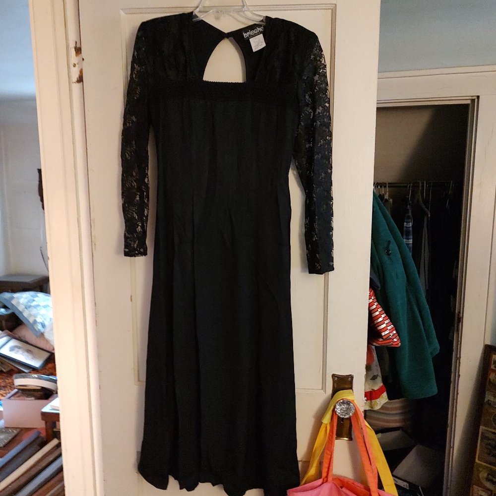 Vintage Brioche black dress